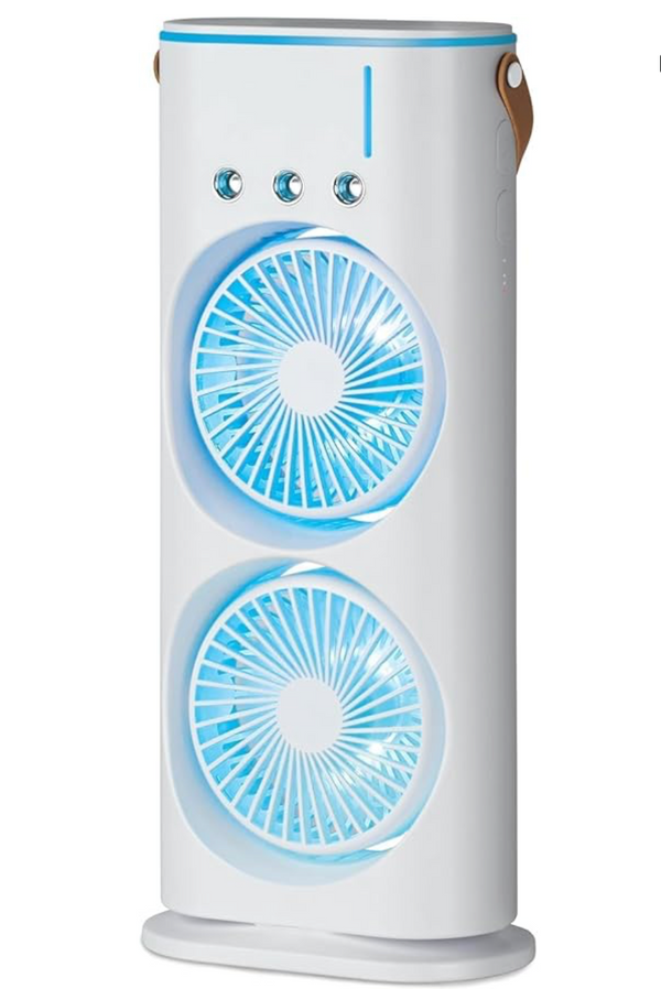 Portable Double Ended Spray Fan with Misting